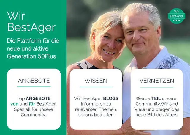 Banner: Wir BestAger 50 Plus Plattform Portfolio